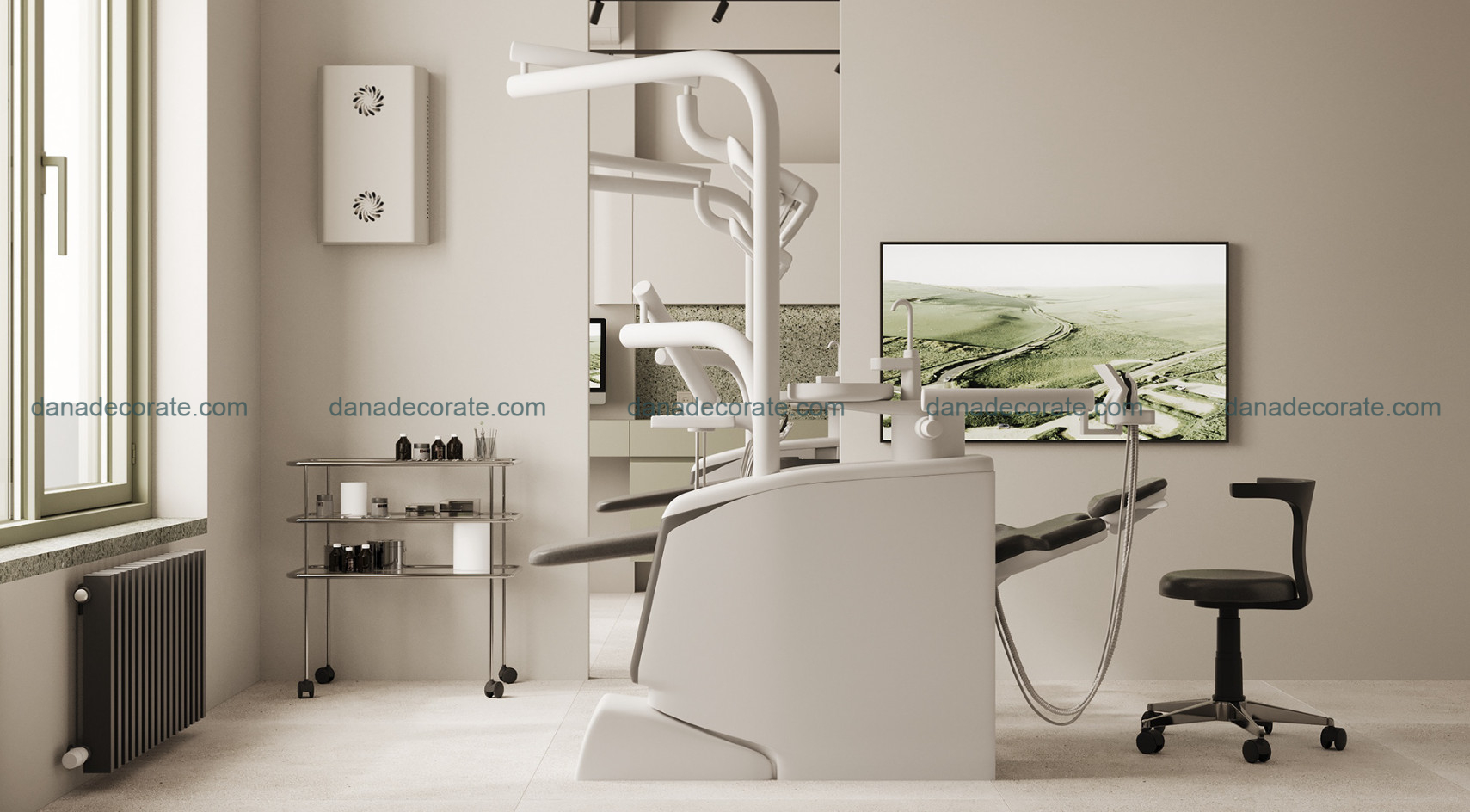 Thiết kế decor trọn gói nội thất phòng khám nha khoa cao cấp