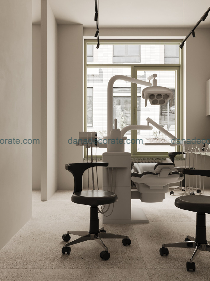 Thiết kế decor trọn gói nội thất phòng khám nha khoa cao cấp