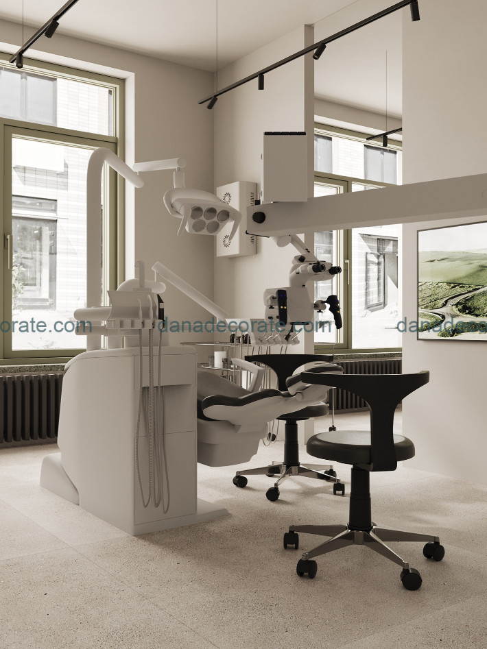Thiết kế decor trọn gói nội thất phòng khám nha khoa cao cấp