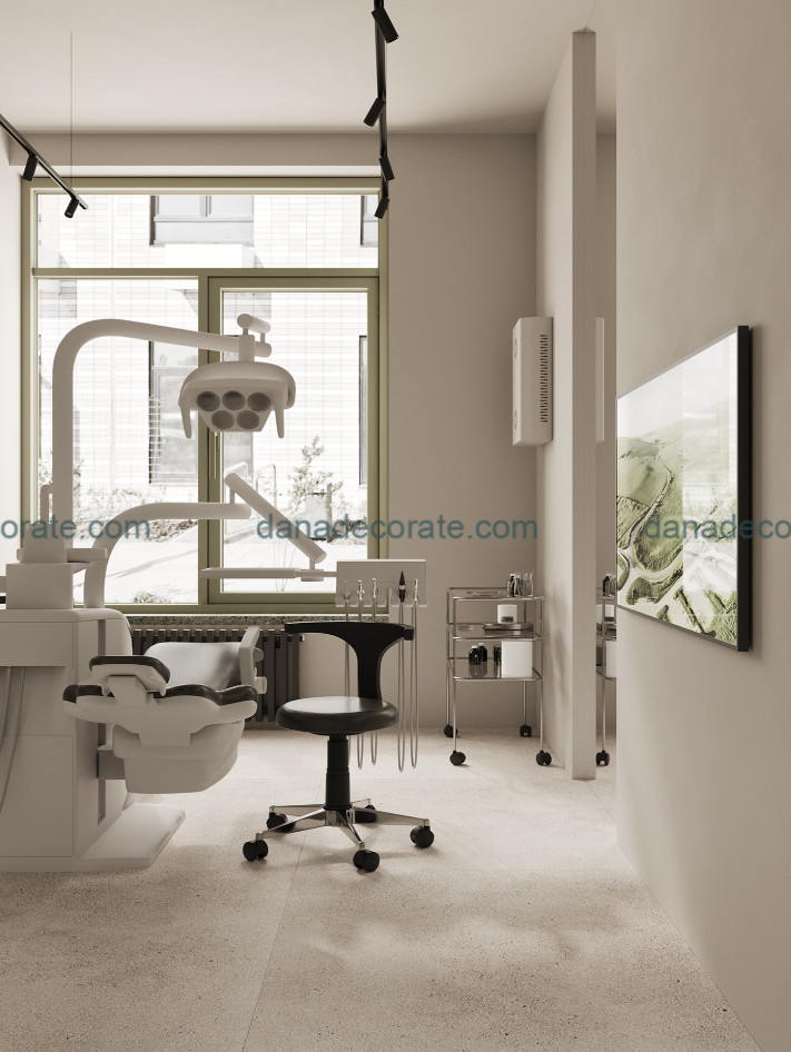 Thiết kế decor trọn gói nội thất phòng khám nha khoa cao cấp