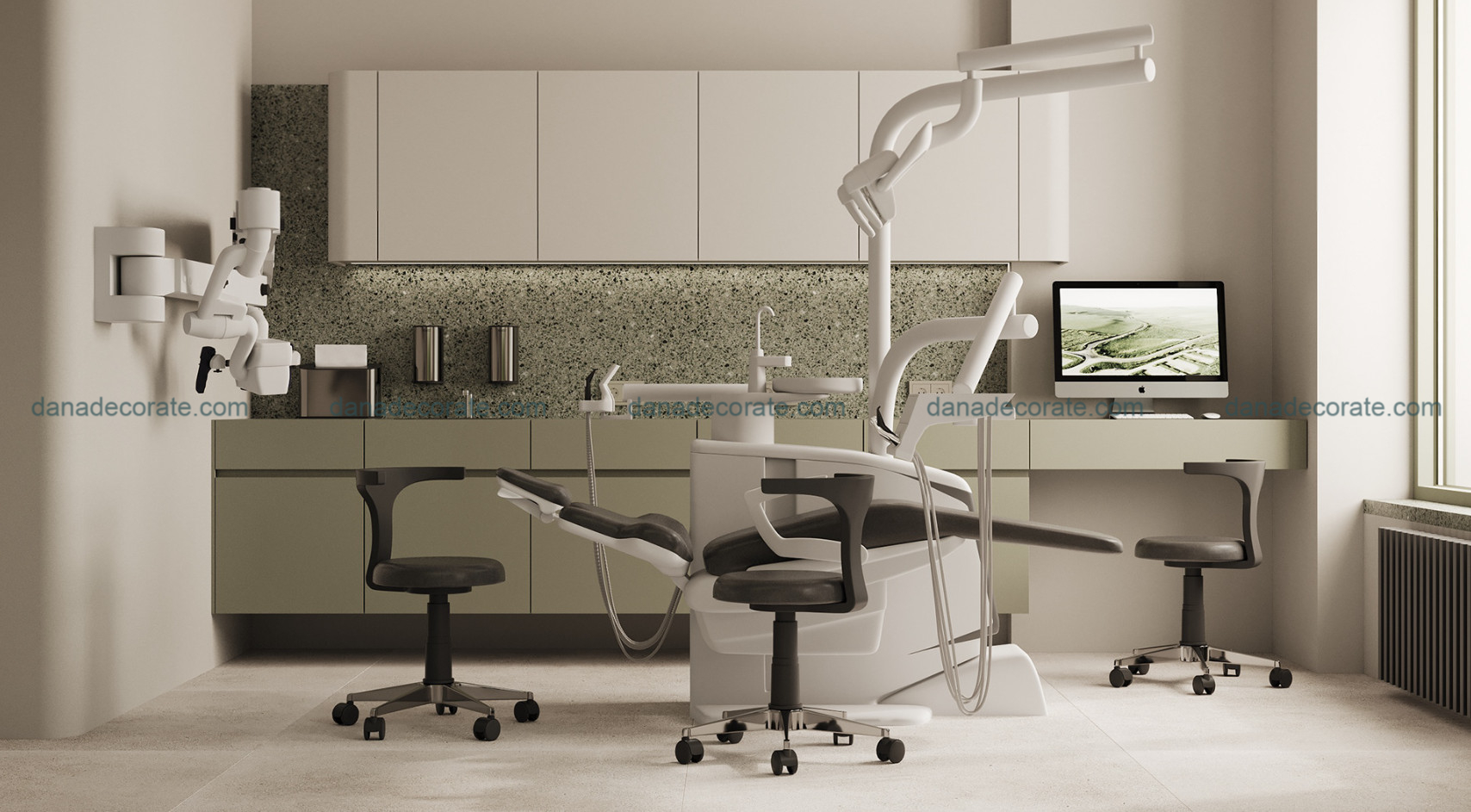 Thiết kế decor trọn gói nội thất phòng khám nha khoa cao cấp