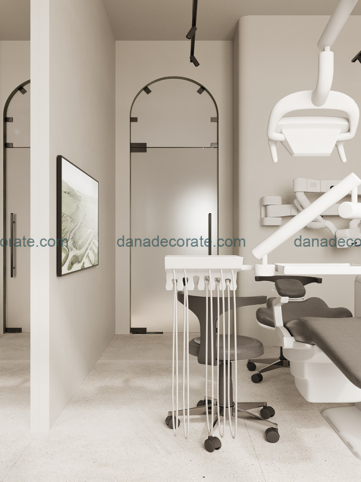 Thiết kế decor trọn gói nội thất phòng khám nha khoa cao cấp