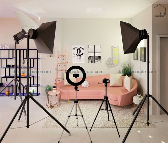 Thiết kế phòng livestream đẹp