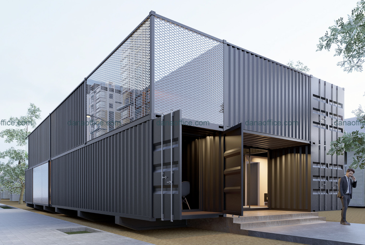 Thiết kế thi công office container tại Đà Nẵng