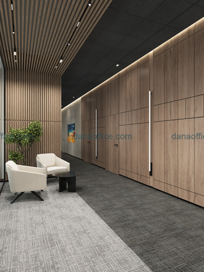Thiết kế nội thất office hiện đại.
