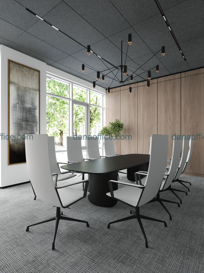 Thiết kế nội thất office nhỏ gọn.