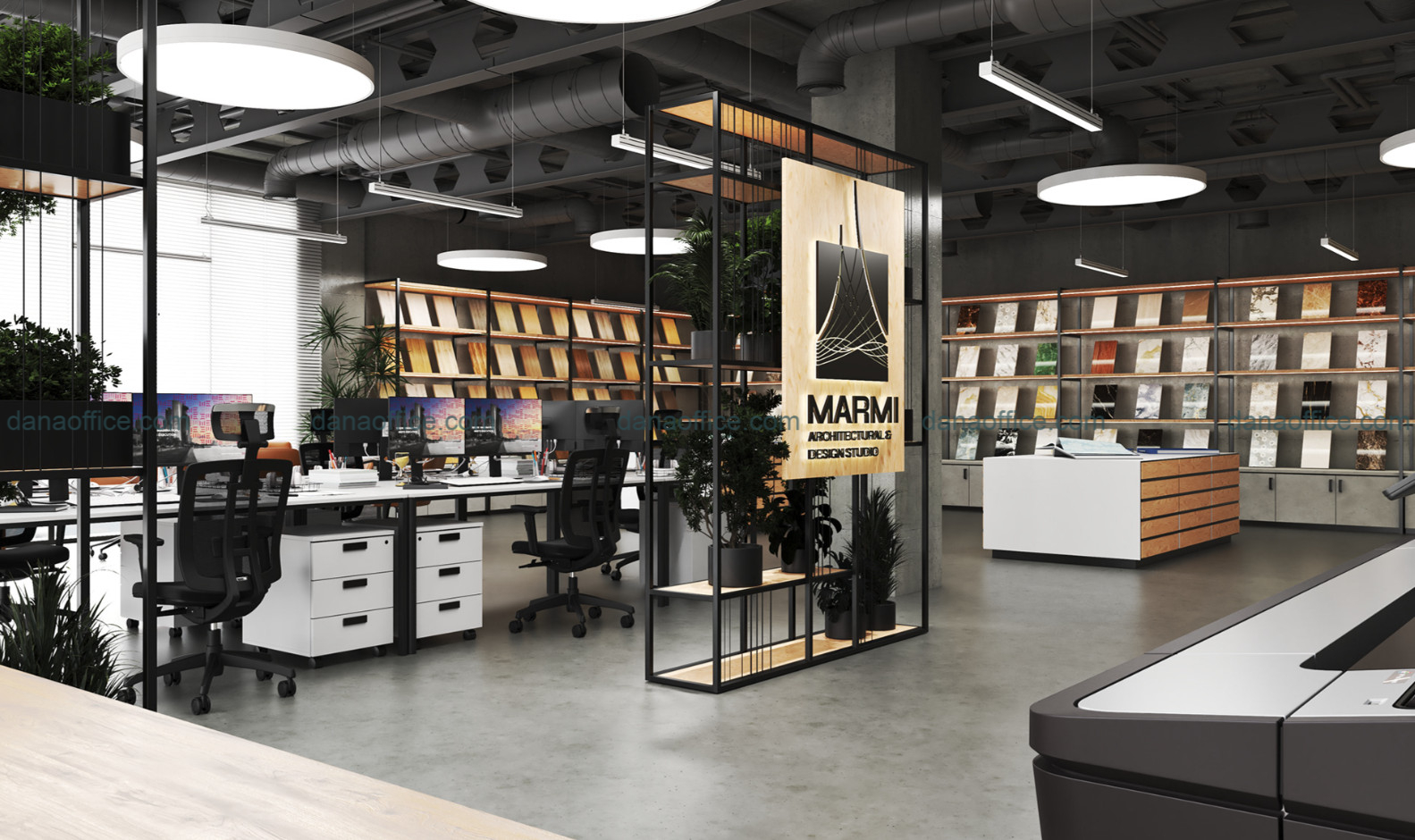 Nội thất văn phòng Dana Office tại Đà Nẵng.