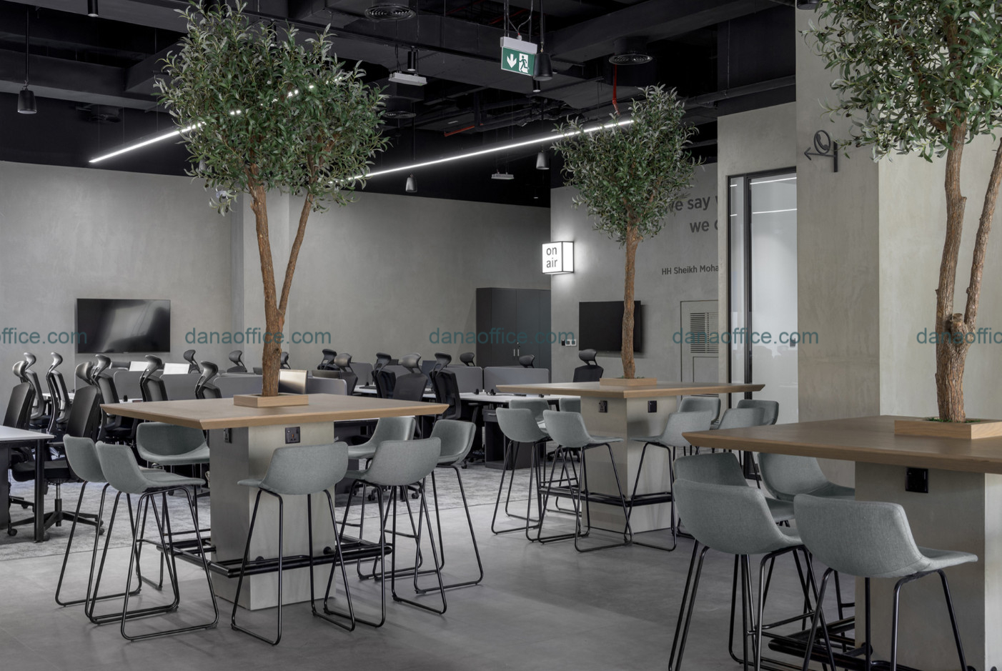Văn phòng 1000m2 có không gian sáng tạo.
