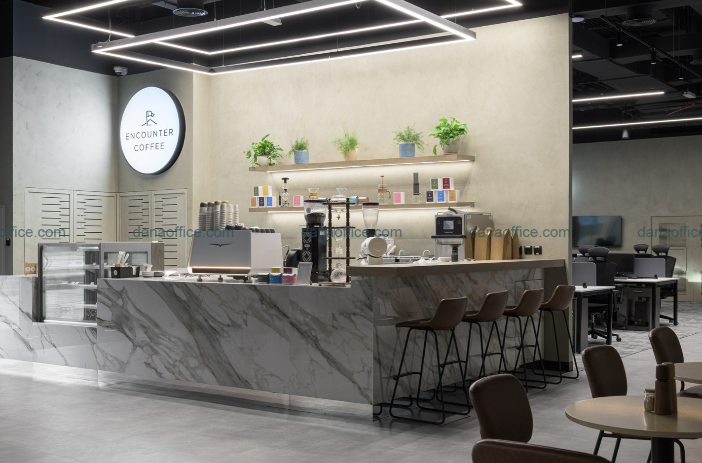 Xu hướng thiết kế văn phòng 1000m2 hiện đại.