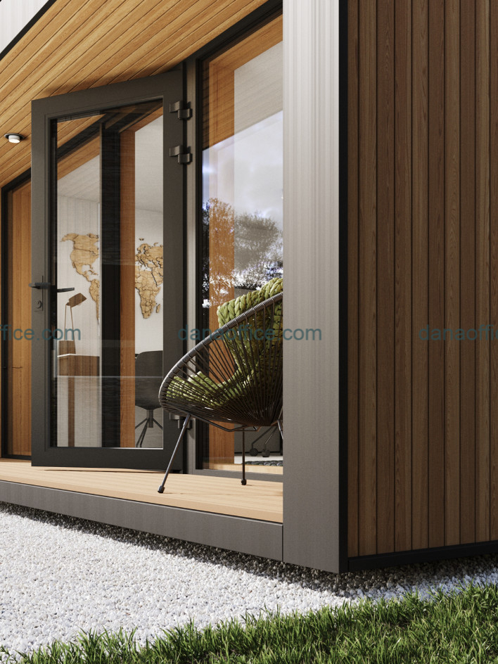 Xu hướng thiết kế văn phòng container hiện đại.