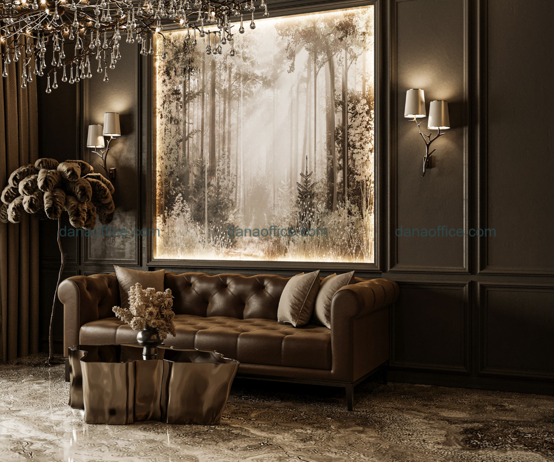 Thiết kế linh hoạt, phù hợp cho văn phòng diện tích 120m2.