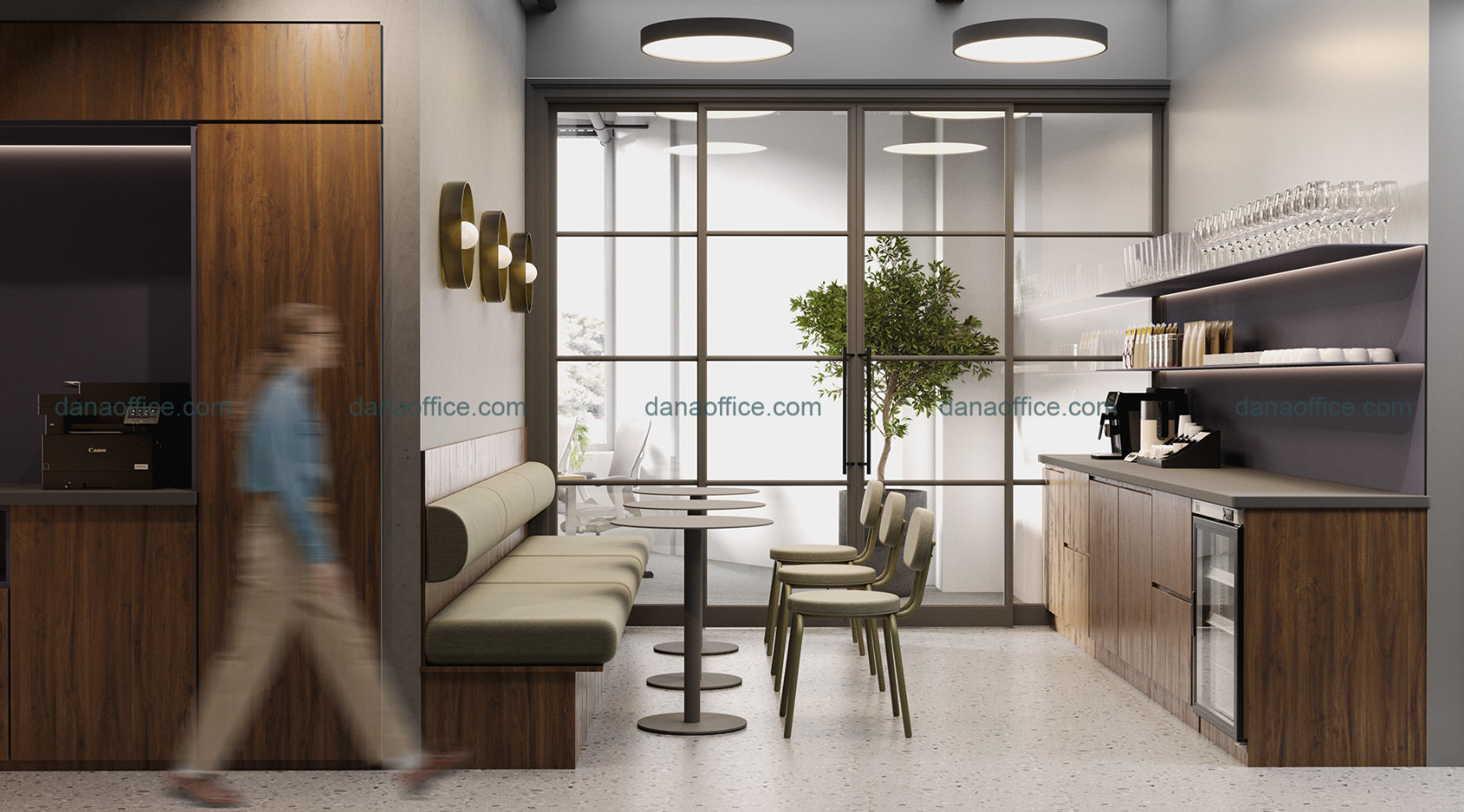 Thiết kế văn phòng 50m2 tối ưu không gian và công năng.