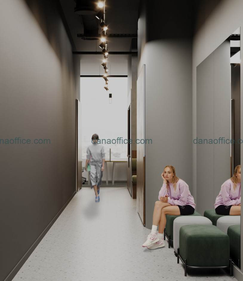 Văn phòng 50m2 đơn giản mà vẫn đầy đủ tiện ích