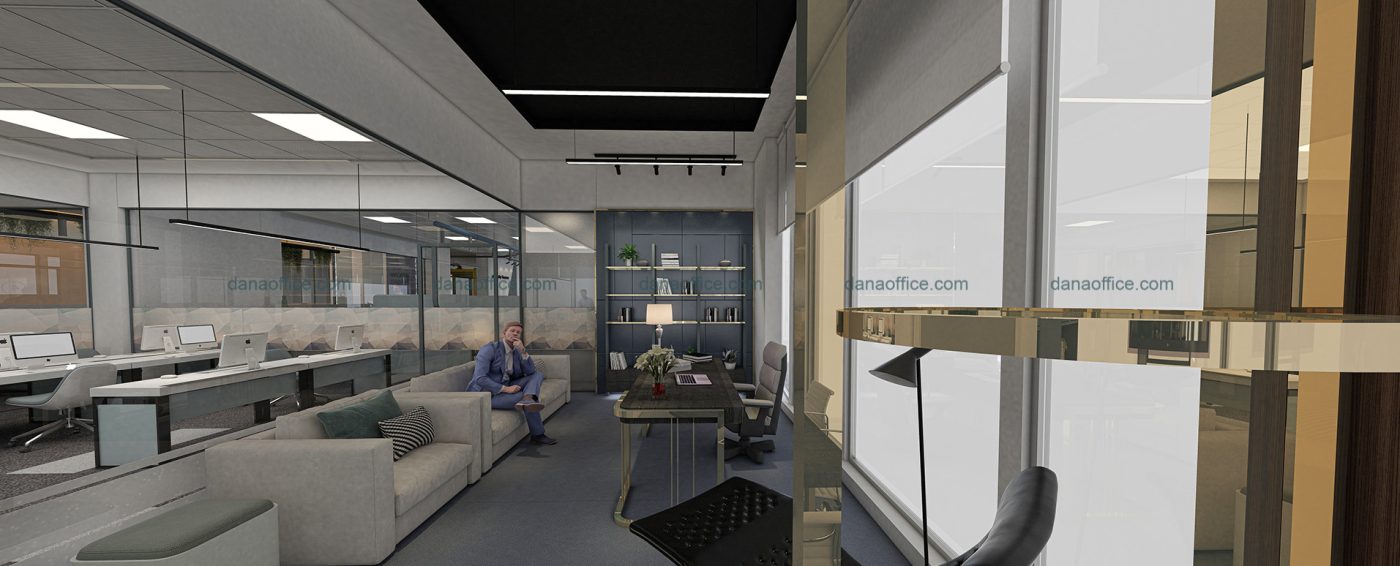Thiết kế 300m2 phân chia khu vực làm việc và giải trí hợp lý