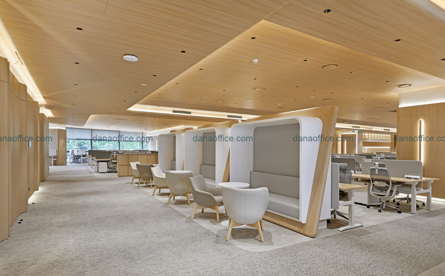 Văn phòng 500m2 quy mô lớn phù hợp cho doanh nghiệp phát triển