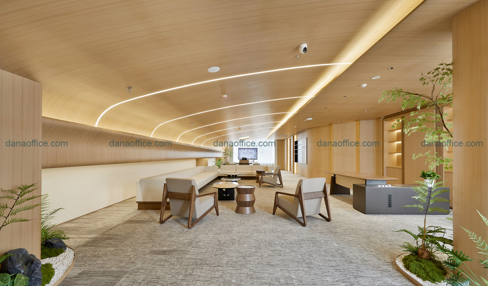 Thiết kế 500m2 tạo môi trường làm việc chuyên nghiệp và hiện đại