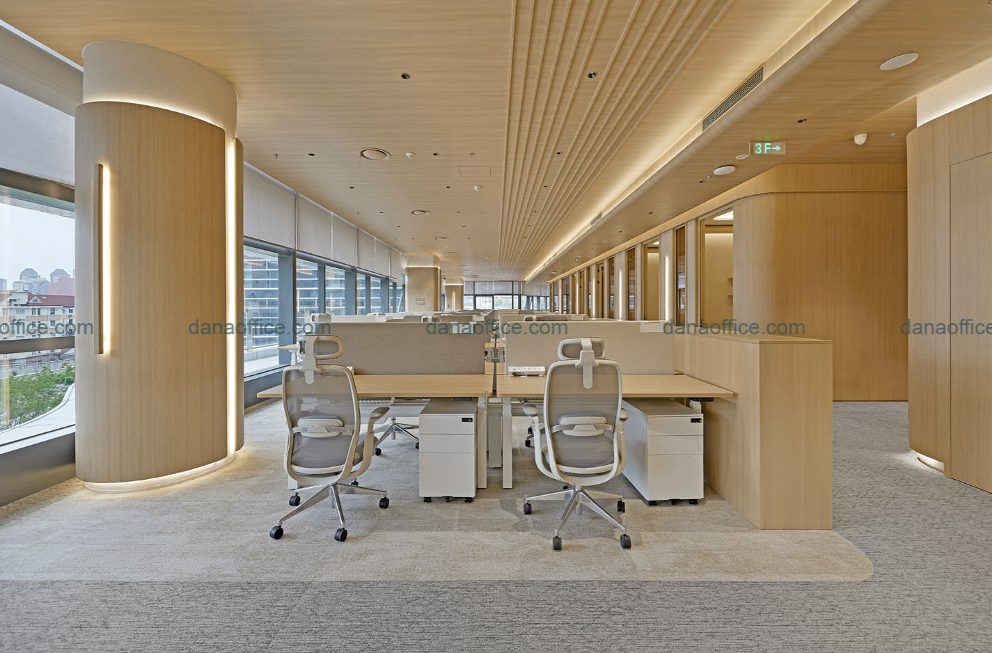 Thiết kế văn phòng 500m2 chú trọng sự thoải mái và hiệu suất làm việc